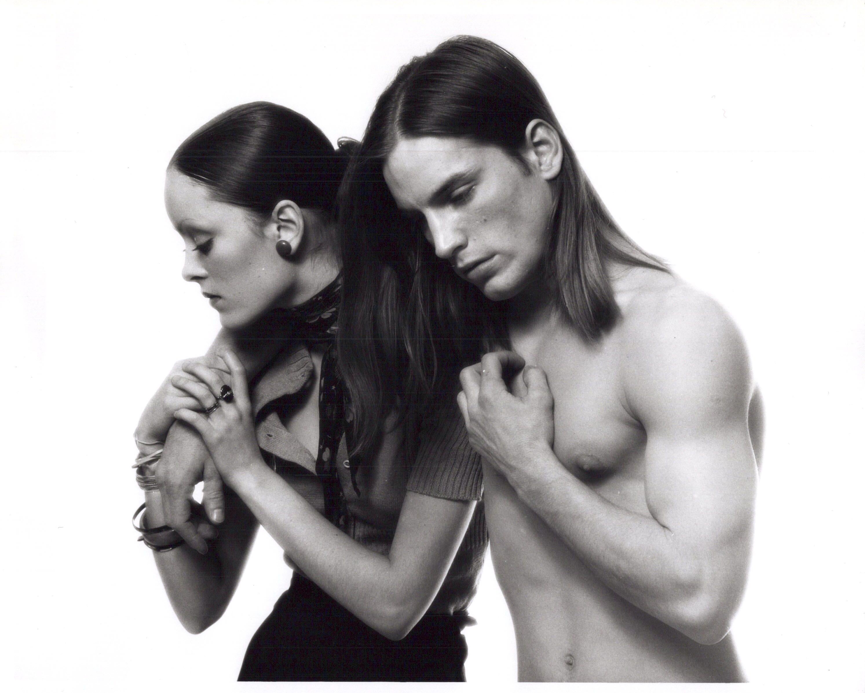 Jack Mitchell Black and White Photograph - Andy Warhol Superstars Joe Dallesandro and Jane Forth, stars of 
Trash
