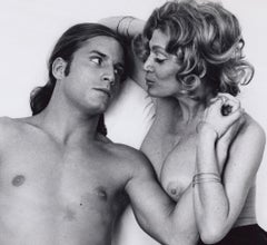 Andy Warhol superstars Joe Dallesandro and Sylvia Miles in 'Heat'