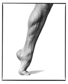 Argentinischer Ballett-Tänzer Julio Bocca mit Beinen und Füßen, signiert von Jack Mitchell