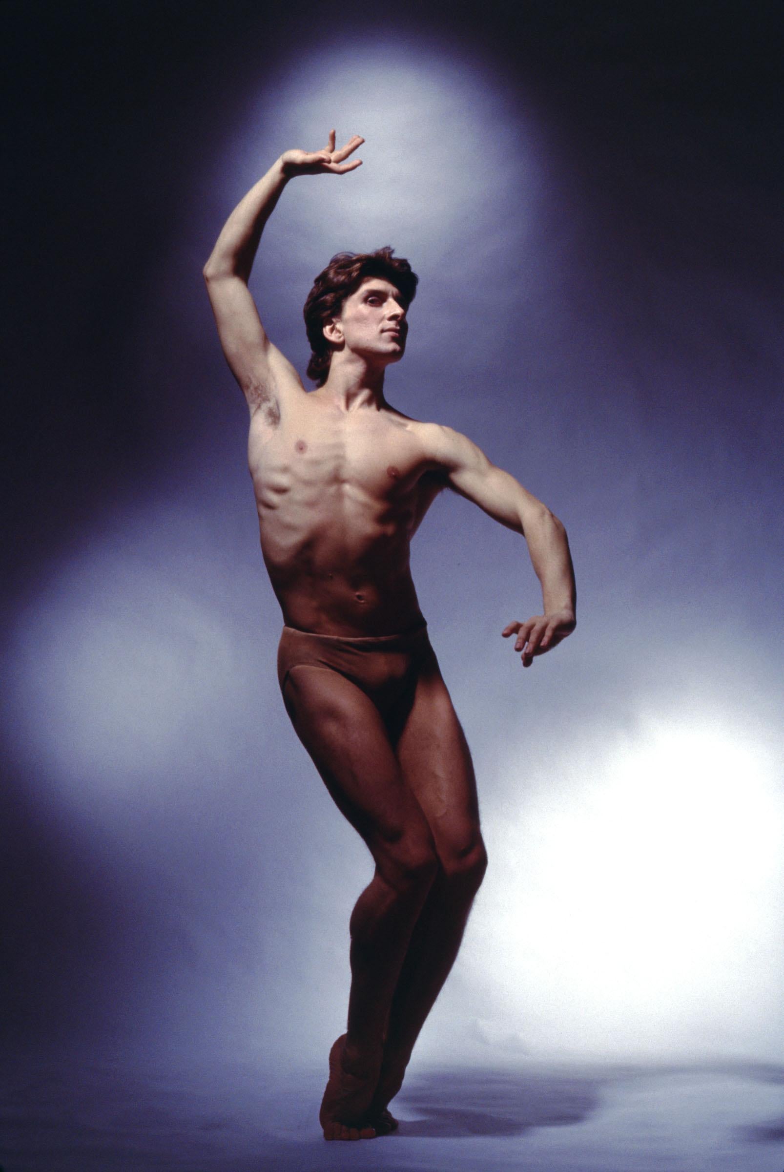 Jack Mitchell Color Photograph - Argentinian Dancer Julio Bocca, Color 17 x 22"  Exhibition Photograph