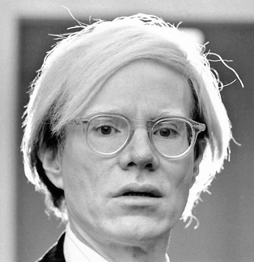 Artist Andy Warhol  - Photograph by Jack Mitchell