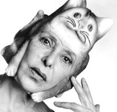 Artist Carolee Schneemann, signed by Jack Mitchell