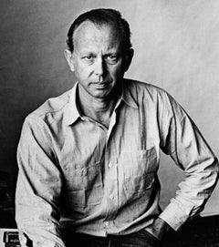 Der Künstler Ellsworth Kelly in seinem New Yorker Atelier, signiert von Jack Mitchell