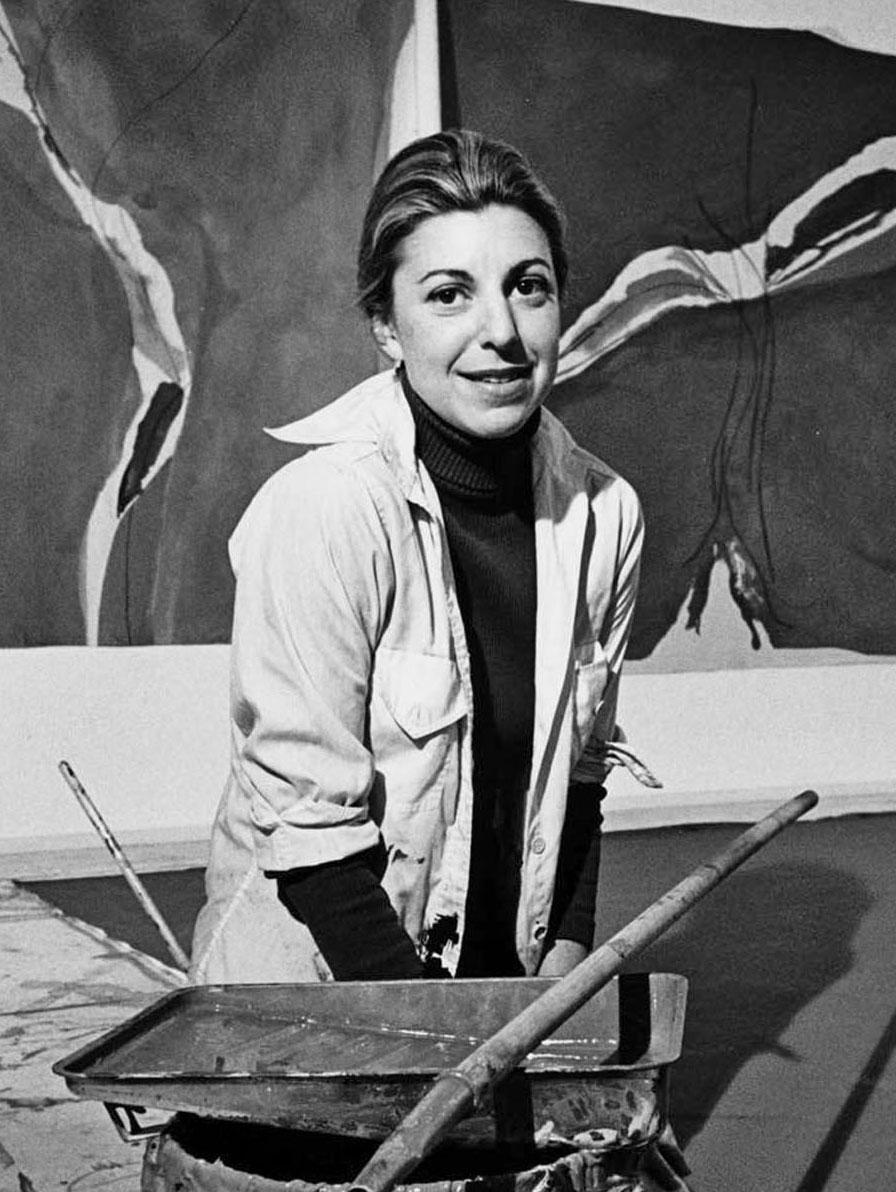 Artist Helen Frankenthaler, signed by Jack Mitchell 1