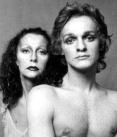 Artist/Warhol Superstar Ultra Violet and Corey Tippin, signed by Jack Mitchell