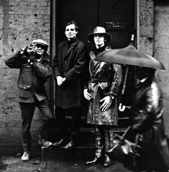 Artists (and partners) Robert Indiana & William Katz, with Charles Hinman