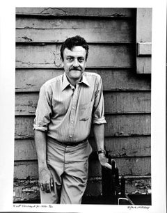 Author Kurt Vonnegut, Jr., signed and numbered by Jack Mitchell