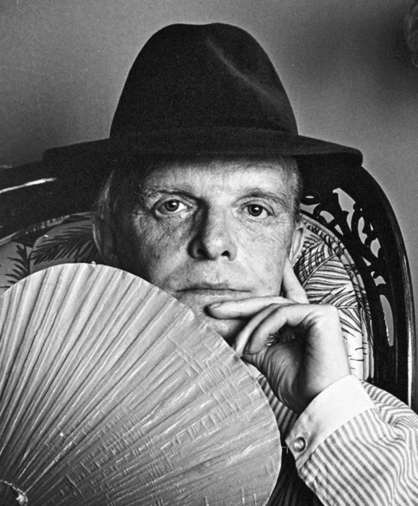 Author Truman Capote photographed at his United Nations Plaza apartment  - Photograph by Jack Mitchell