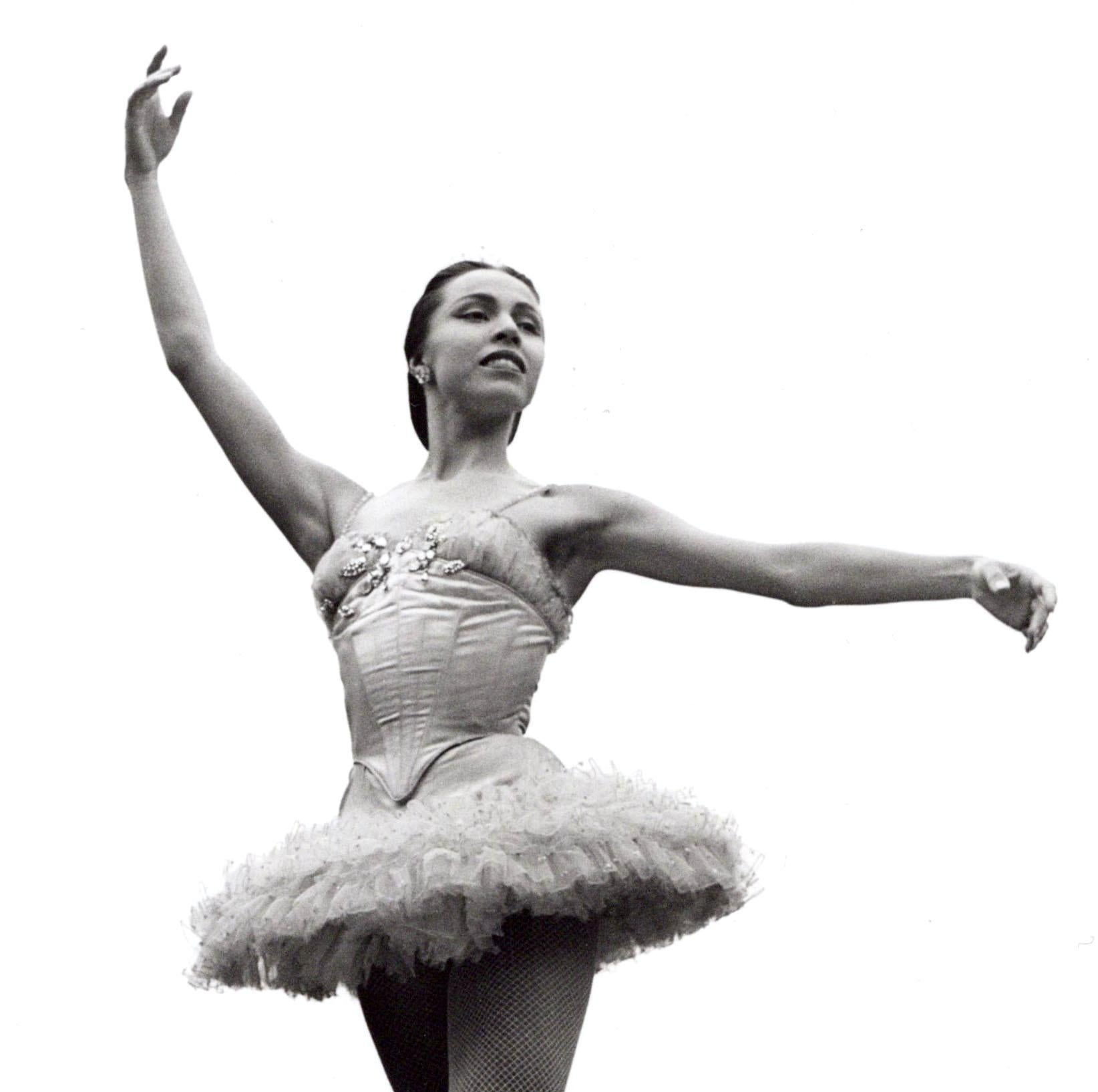 Ballerina Maria Tallchief performing 'Sylvia Pas de Deux' at Jacob's Pillow - Photograph by Jack Mitchell
