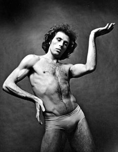 Il ballerino del Bejart Ballet Jorge Donn, autografato da Jack Mitchell