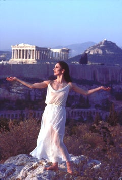 Bejart Ballet Dancer Marcia Haydee in Greece, 17 x 22" Exhibition Photograph