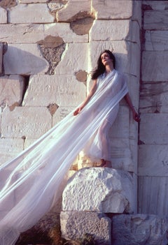 Photographie d'exposition de la danseuse de ballet Bejart Marcia Haydee en Grèce, 43,18 x 55,9 cm