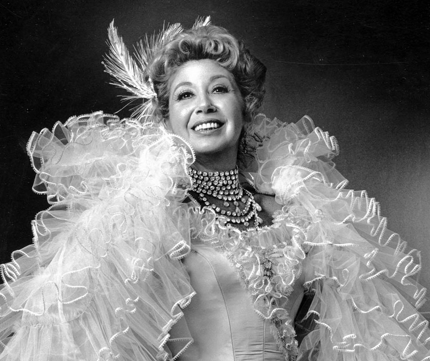  Beverly Sills in New York City Opera's 'The Merry Widow' - Photograph by Jack Mitchell