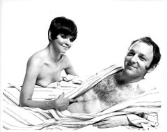 Vintage British Pop Artist Gerald Laing and wife photographed nude