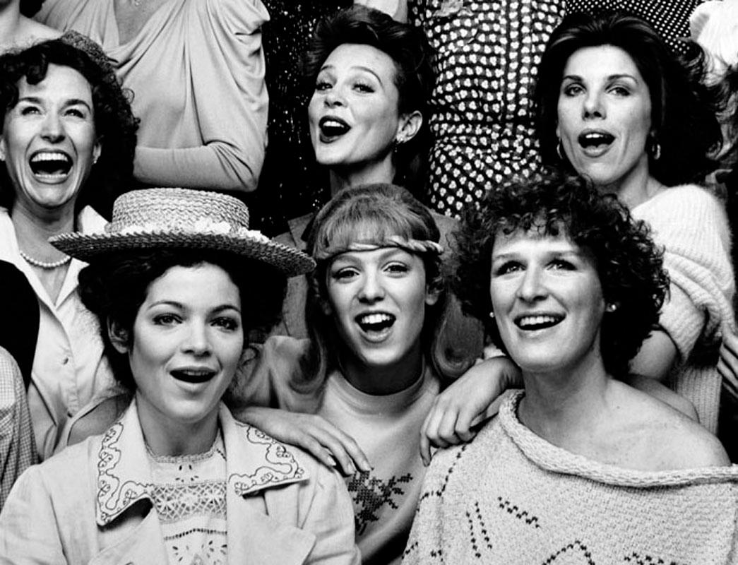 Broadway Actresses group shot, Amy Irving, Laura Dean, Glenn Close - Photograph by Jack Mitchell