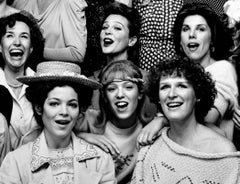 Broadway Actresses group shot, Amy Irving, Laura Dean, Glenn Close