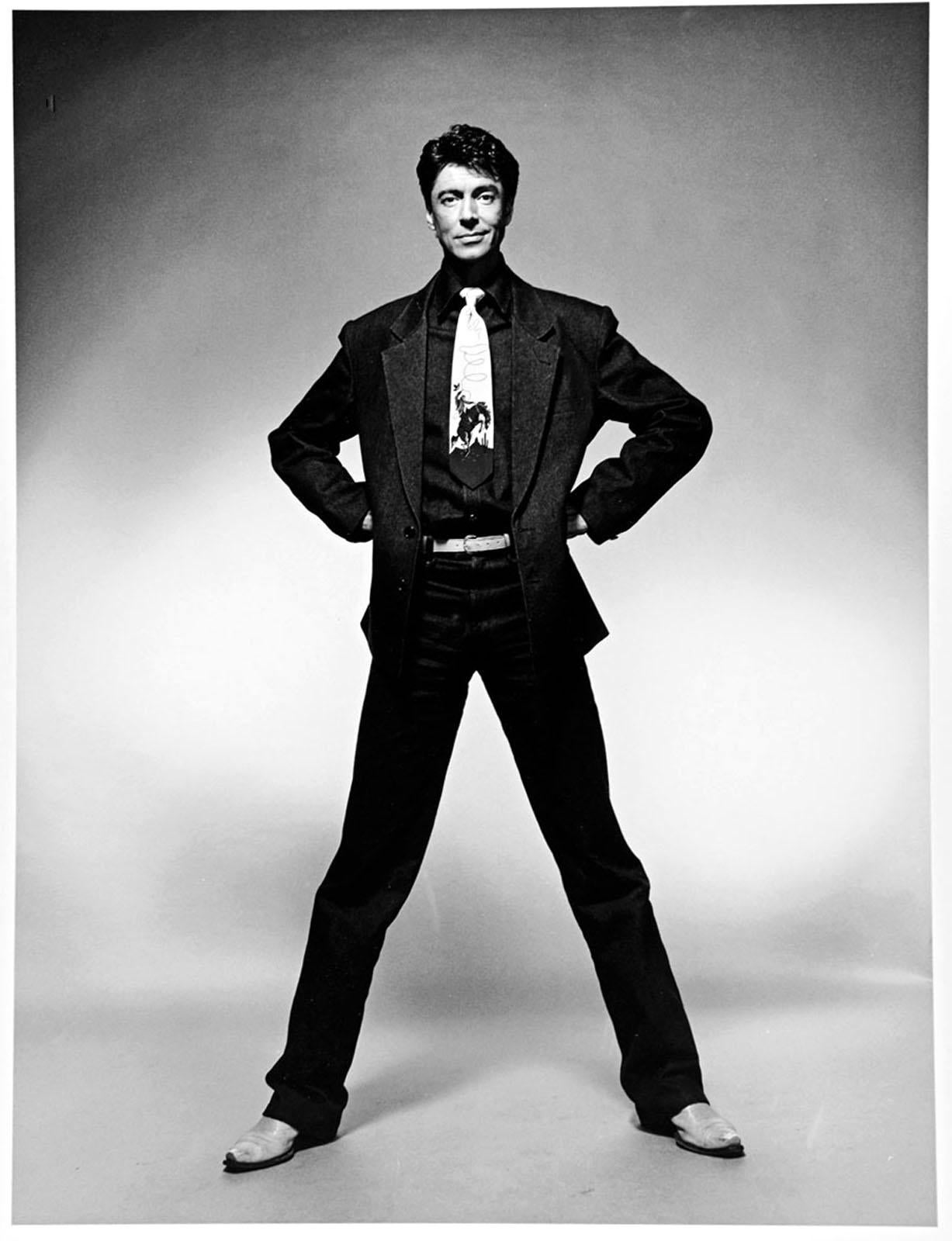 Jack Mitchell Black and White Photograph - Broadway and Film Dancer/choreographer Tommy Tune
