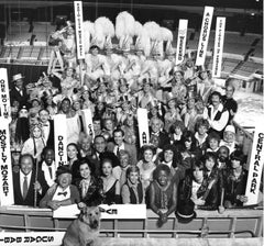 Broadway Show Stars - Berühmtes Ganzseitenfoto der NY Times von 1980 DNC Empfang