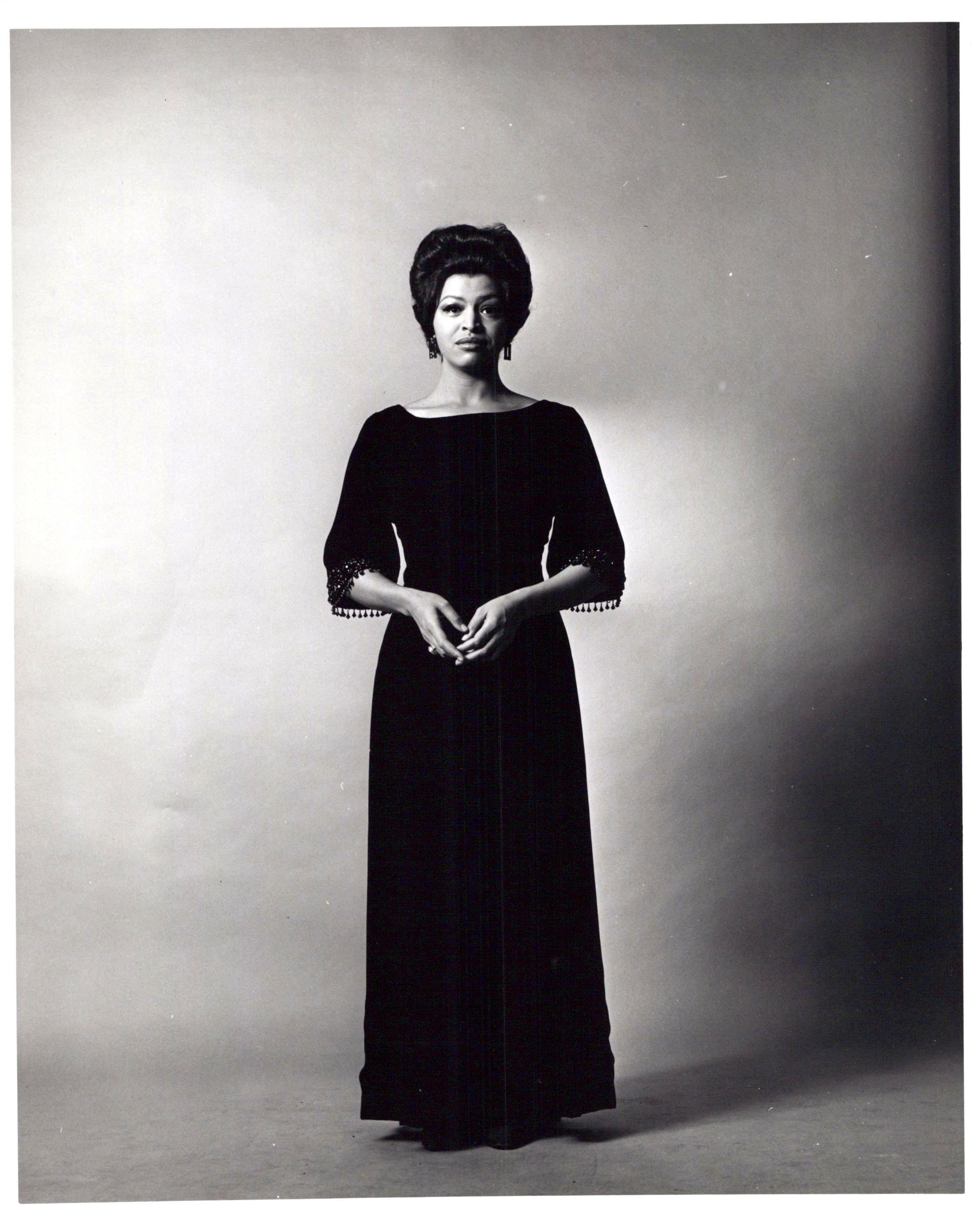 Jack Mitchell Black and White Photograph - Broadway stage actress Gloria Foster, photographed starring in 'Yerma'