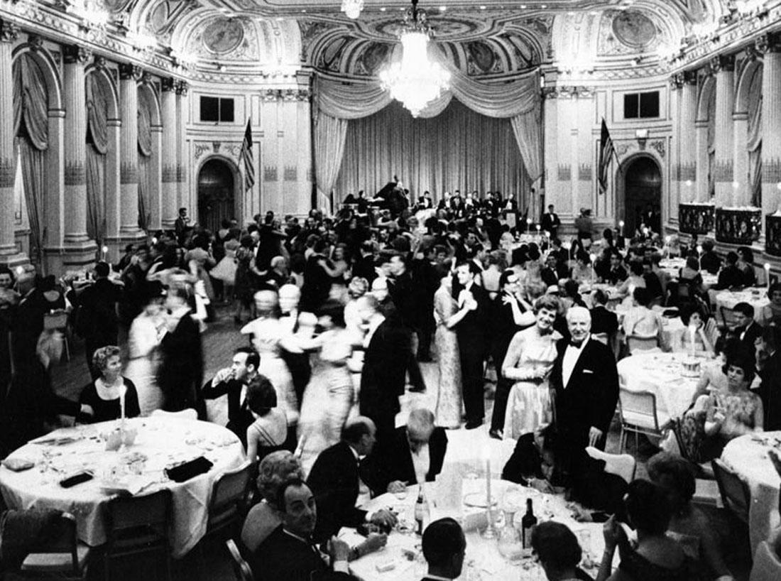 Broadway star and dancer Irene Castle 70th Birthday at the Plaza Hotel - Photograph by Jack Mitchell