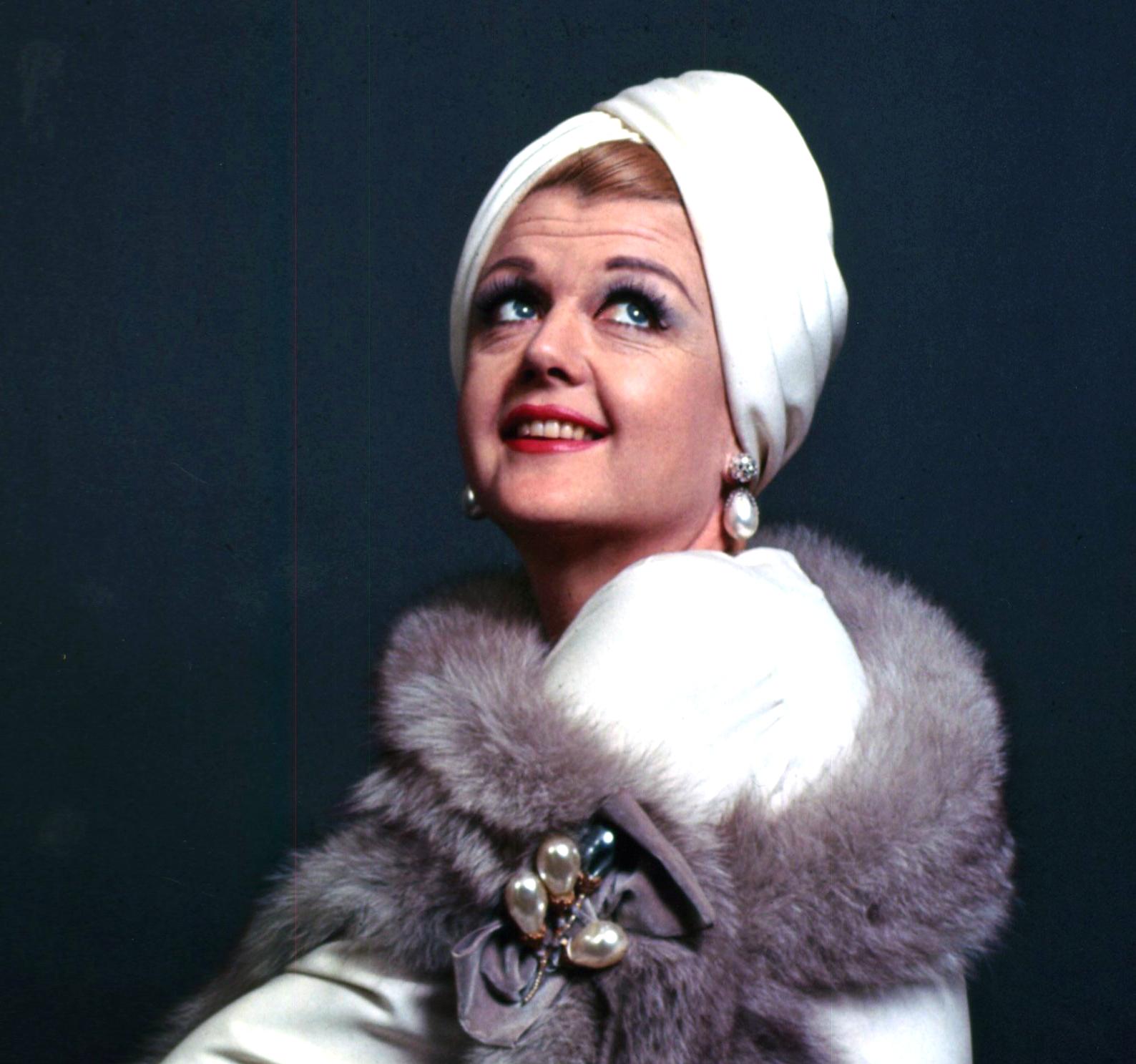 Broadway star Angela Lansbury as 'Mame', signed by Angela Lansbury - Photograph by Jack Mitchell