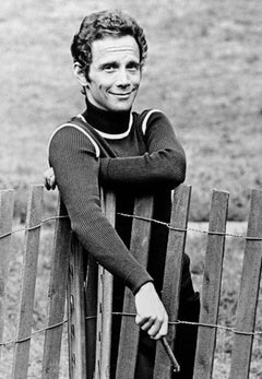 Broadway star Joel Grey photographed in Central Park, signed by Jack Mitchell