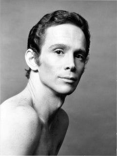 Vintage Broadway star Joel Grey studio portrait, signed by Jack Mitchell 