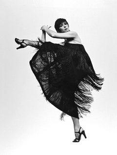 Vintage  Choreographer/Dancer Twyla Tharp captured in her classic ‘Vida Blue’ pose