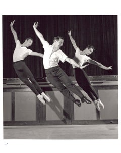 Choreographer Robert Joffrey, Nels Jorgensen & Paul Sutherland dancing