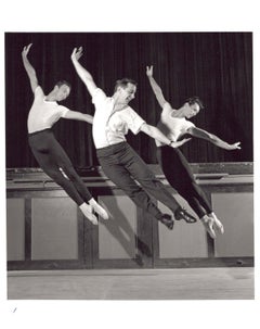 Choreographer Robert Joffrey, Nels Jorgensen & Paul Sutherland dancing 