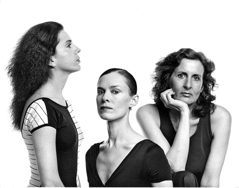 Jack Mitchell Black and White Photograph - Choreographers Lucinda Childs, Laura Dean & Trisha Brown 