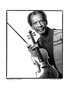 Composer & avant-garde jazz violinist Leroy Jenkins, signed by Jack Mitchell