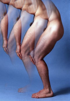 Dancer Brian Poer, multiple exposure nude, signed by Jack Mitchell