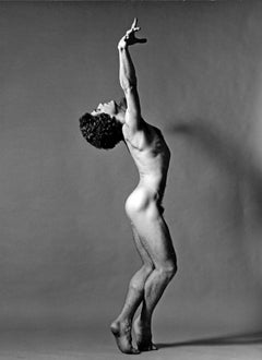 Vintage Dancer Kirk Peterson, nude, signed by Jack Mitchell