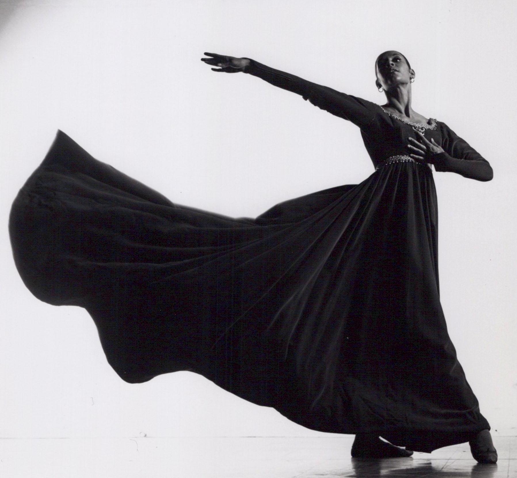 Dancer Carmen de Lavallade in Alvin Ailey's 'The Roots of the Blues' - Photograph by Jack Mitchell