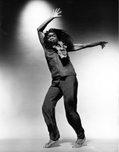 Dancer/choreographer Blondell Cummings, signed by Jack Mitchell 