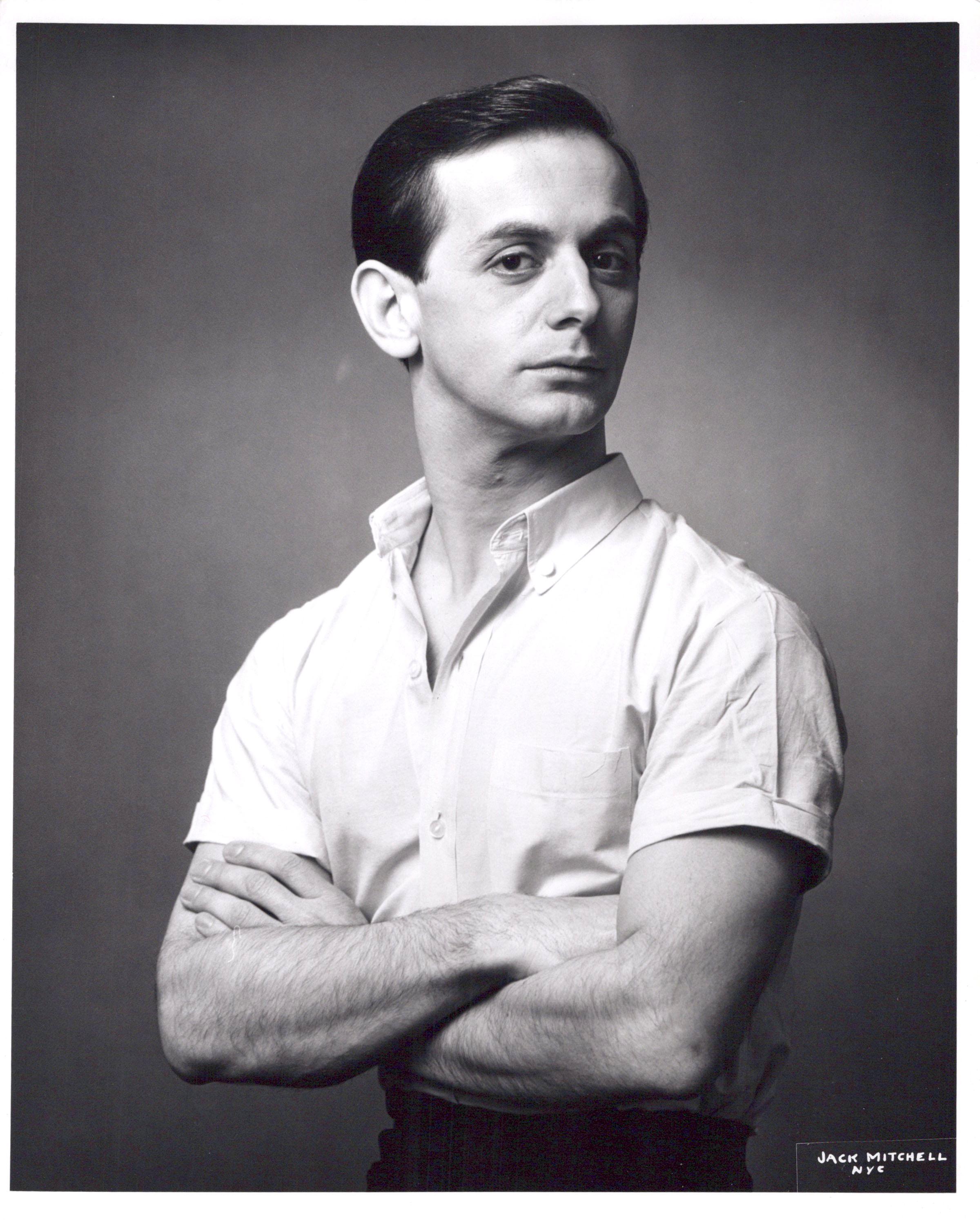 Jack Mitchell Black and White Photograph – Dance Dancer, Choreographer & Company Founder Robert Joffrey