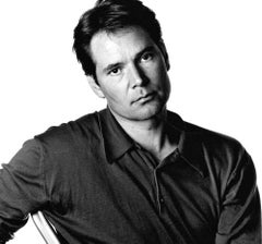 Dancer & Choreographer David Parsons studio portrait, signed by Jack Mitchell