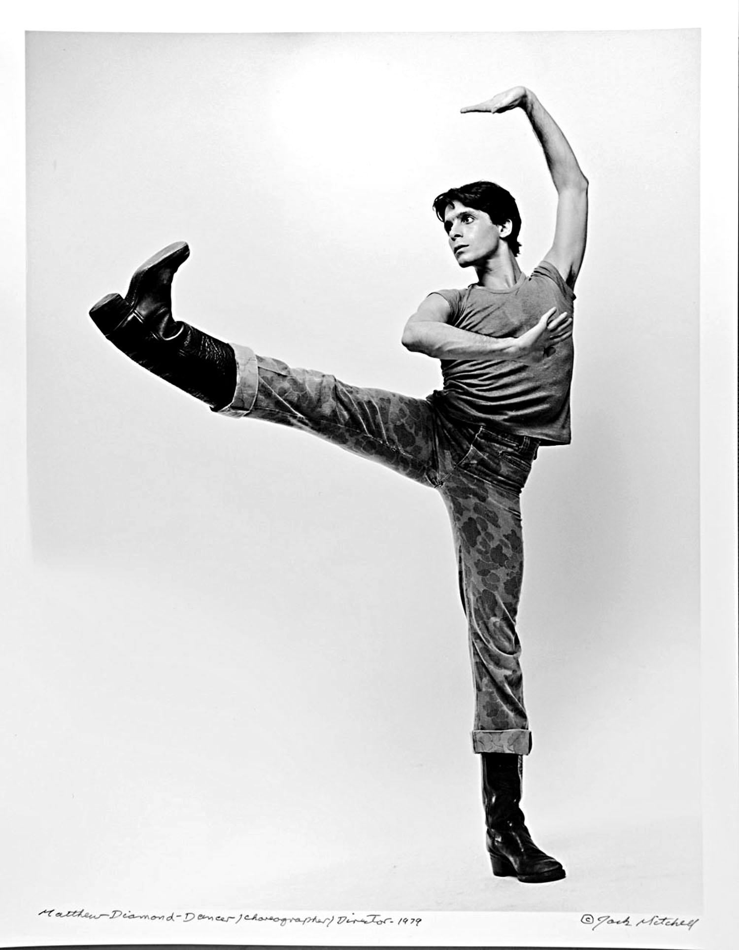 Dancer, choreographer & director Matthew Diamond, signed by Jack Mitchell