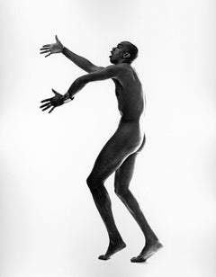 Vintage Dancer & Choreographer Geoffrey Holder nude, signed by Jack Mitchell