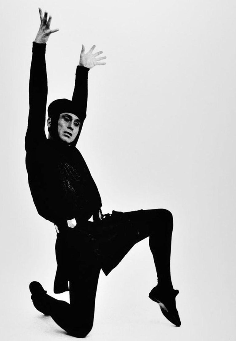 Dancer/Choreographer José Limón performing 'Macbeth', signed exhibition print - Photograph by Jack Mitchell