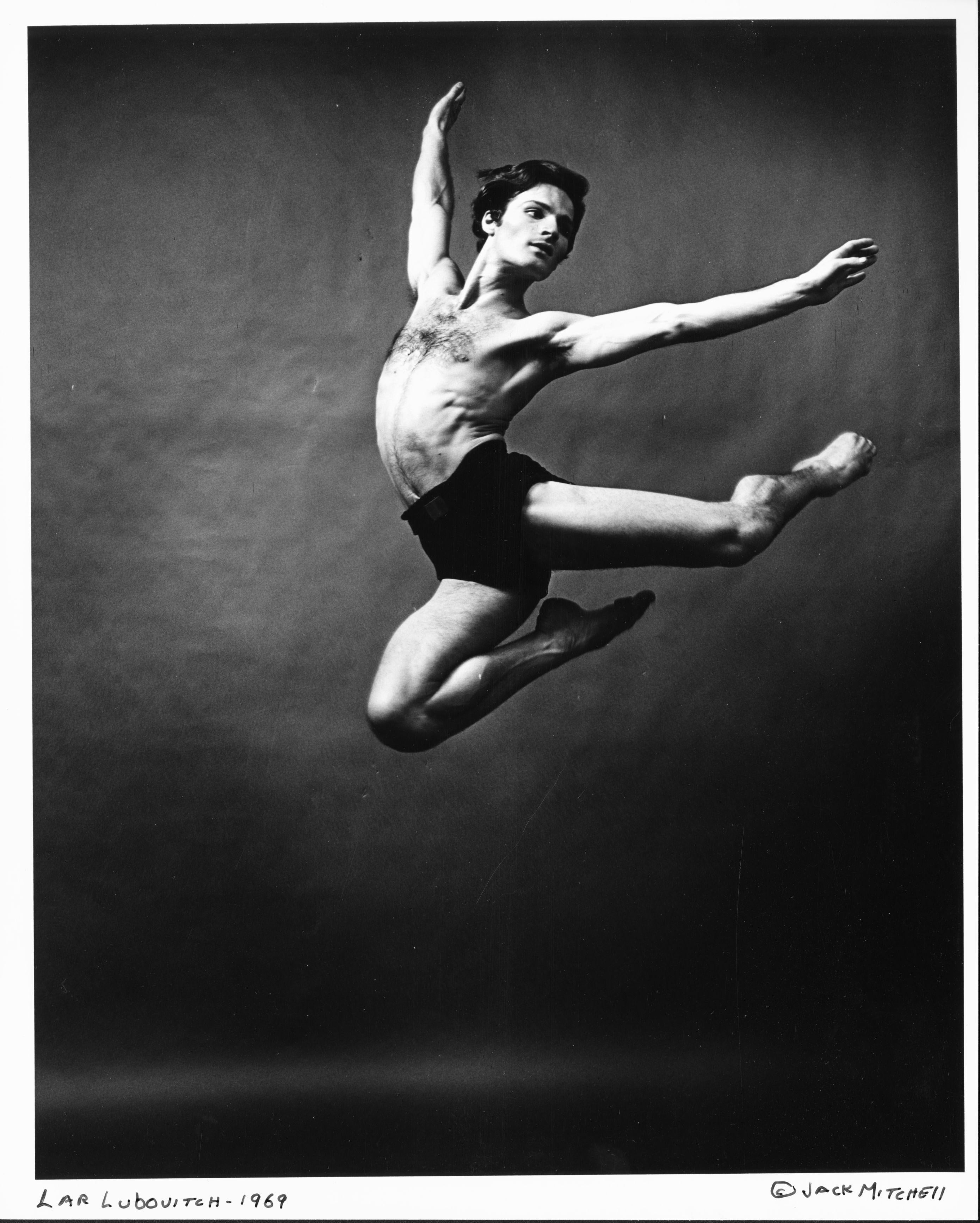 Jack Mitchell Black and White Photograph - Dancer/Choreographer Lar Lubovitch 