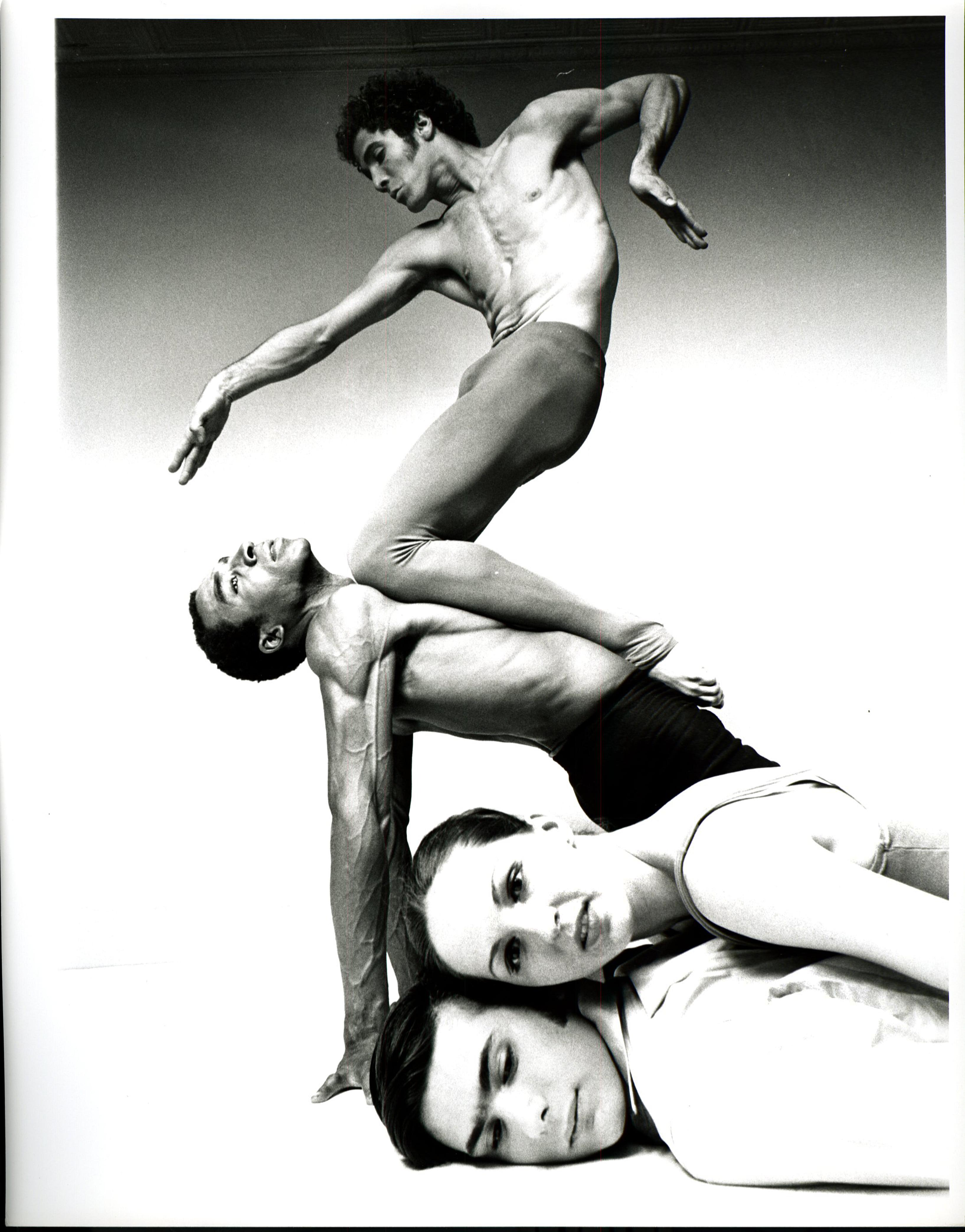 Dancer/choreographer Louis Falco and Jose Limon dancers for Dance magazine