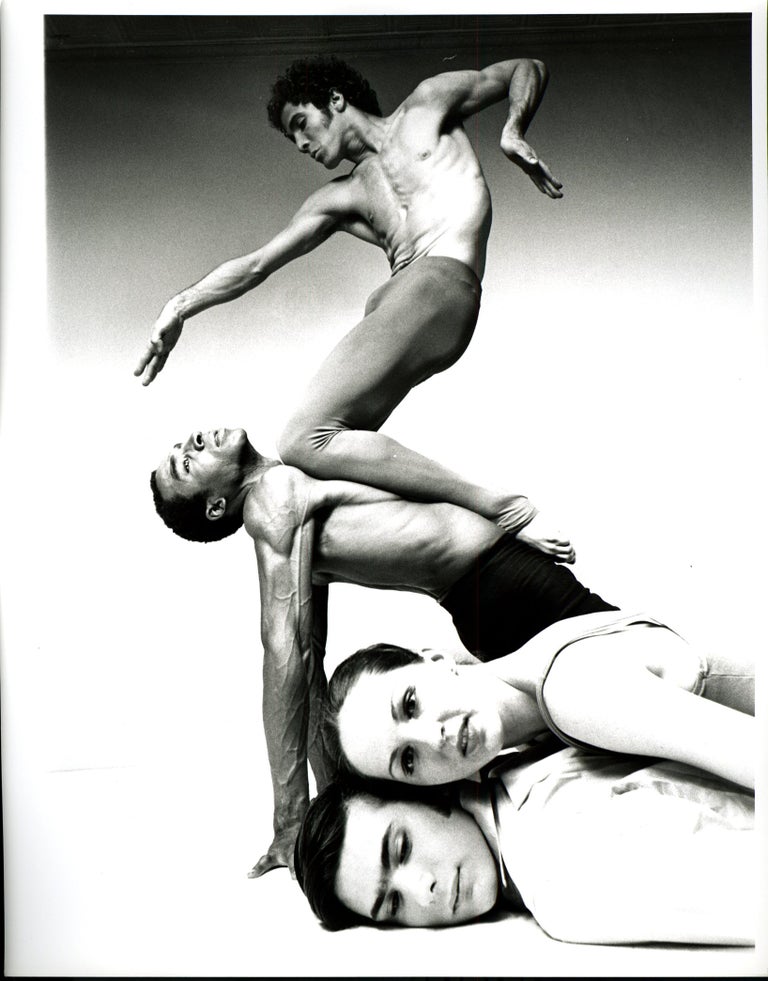 Jack Mitchell Nude Photograph - Dancer/choreographer Louis Falco and Jose Limon dancers for Dance magazine