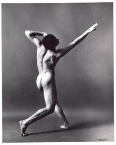 Vintage Dancer & Choreographer Louis Falco nude figure study
