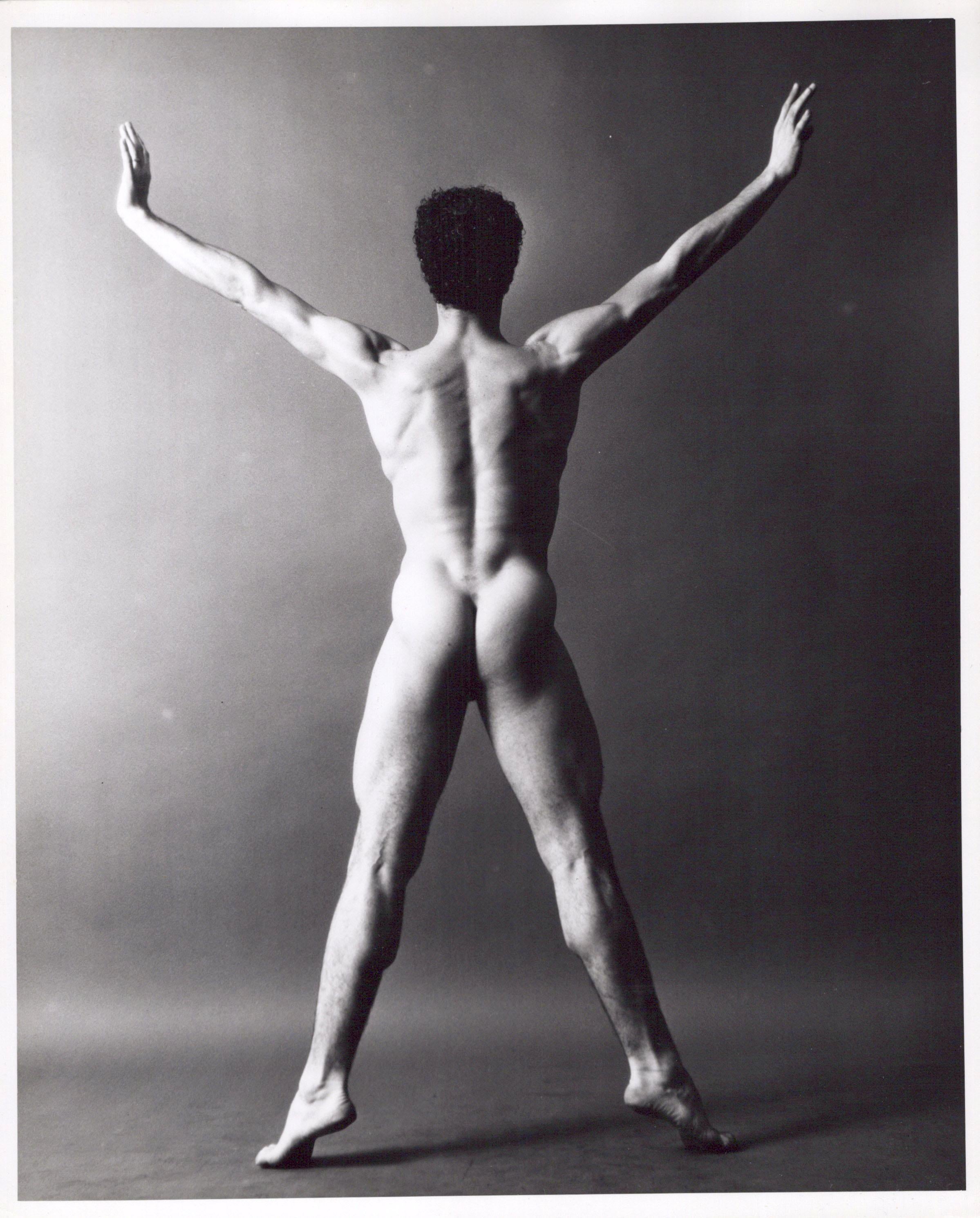 Jack Mitchell Nude Photograph - Dancer & Choreographer Louis Falco nude figure study