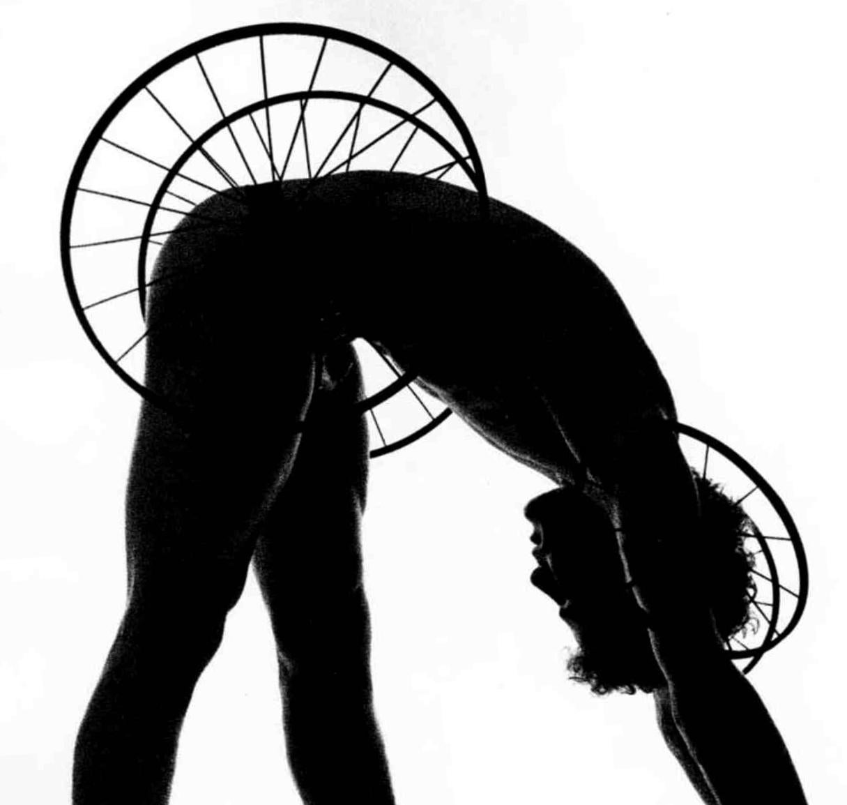 Dance Dancer Choreographer Louis Falco 'Timewright' Kostüm von Robert Indiana, signiert – Photograph von Jack Mitchell
