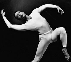 Dancer/Choreographer Paul Taylor Performing 'Aureole', signed by Jack Mitchell