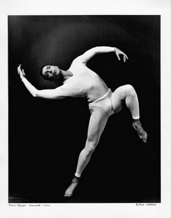 Dancer/Choreograph Paul Taylor beim Tanz „Aureole“, signiert von Jack Mitchell