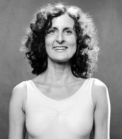 Dancer/Choreographer Trisha Brown, signed by Jack Mitchell